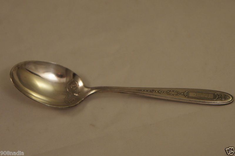 SILVERPLATE SUGAR SPOON 1921 GROSVENOR ONEIDA NO MONO  