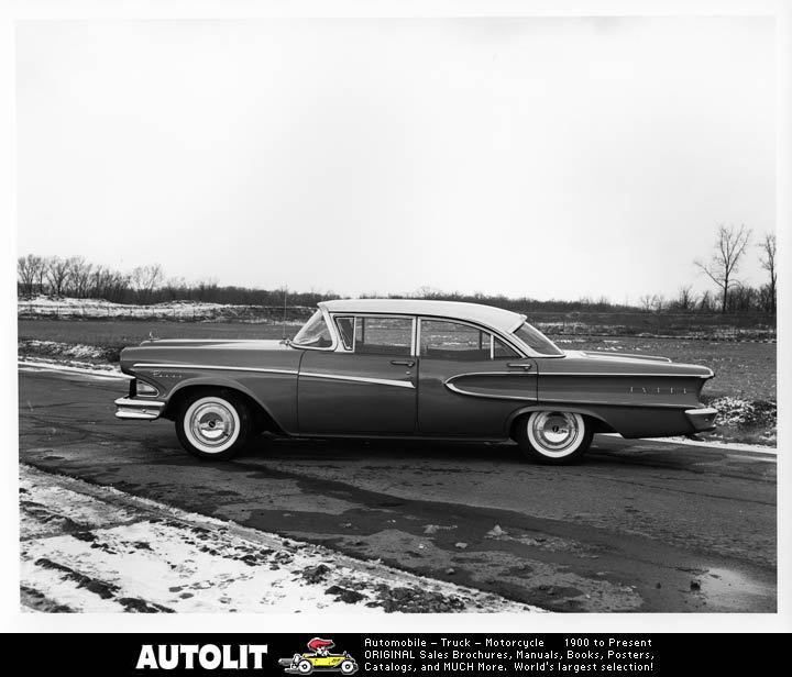 1958 Edsel Pacer Sedan Factory Photo  