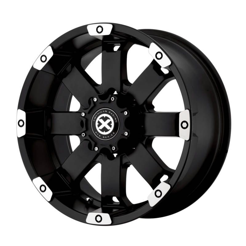 20x9 ATX AX185 CRAWL MATTE BLACK MACHINED  