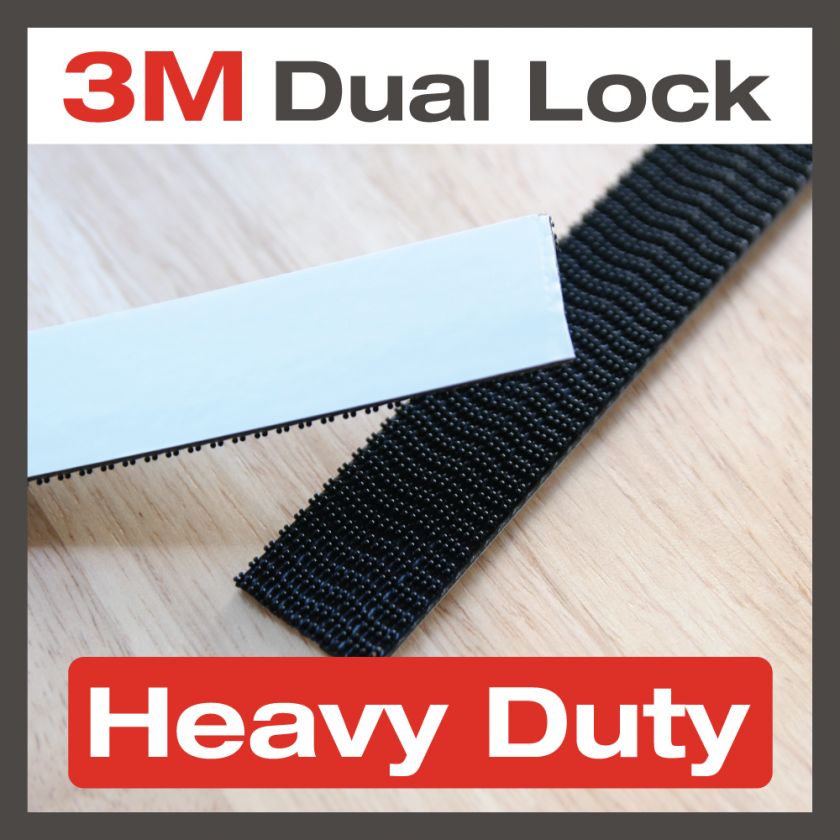   DUAL LOCK TAPE 5 X STRONGER THAN VELCRO STRIPS   HEAVY DUTY FASTENERS