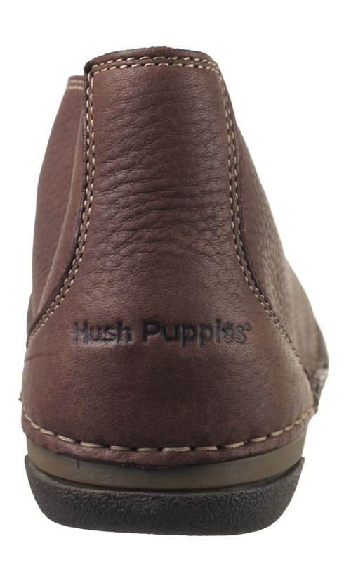 Hush Puppies Mens Chukka Boots Hangout Dark Brown Lace Up Leather 