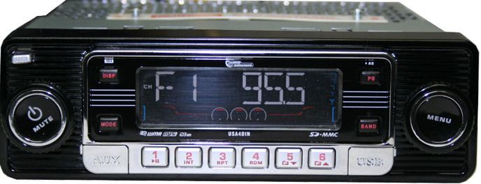 AM/FM CD CLASSIC RADIO USA 4DIN  