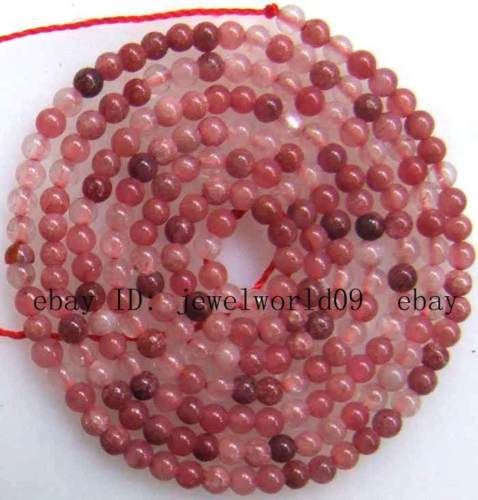 2mm Beautiful Rhodochrosite Round Gemstone Beads 15  