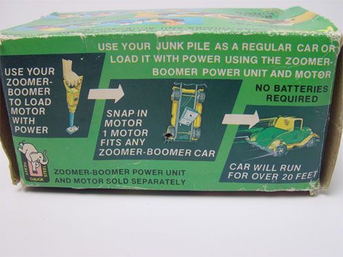 Vintage Topper Toys Zoomer Boomer Junk Pile Steel Car  