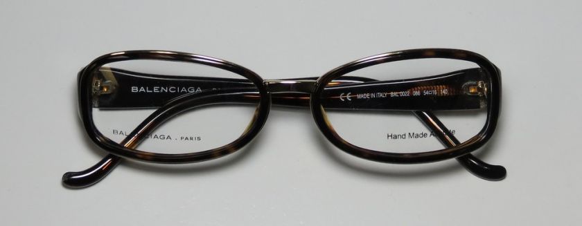 NEW BALENCIAGA 0022 54 16 140 TORTOISE/GOLD ORIGINAL RX EYEGLASS 