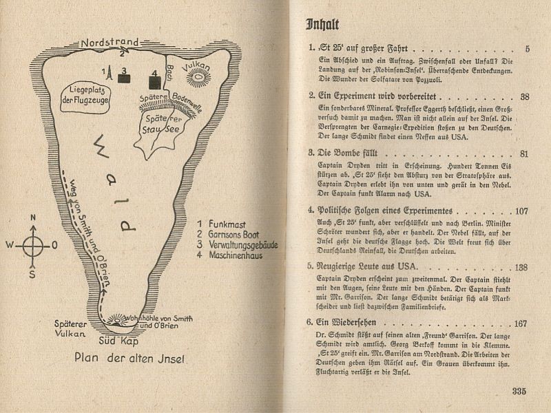 Land aus Feuer und Wasser H. Dominik bei Koehler/Leipzig 1939  