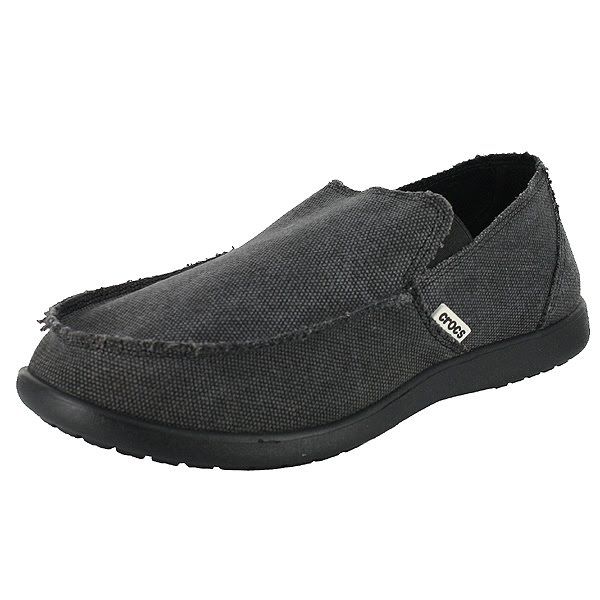 CROCS SANTA CRUZ LOAFER BLACK MENS US SIZE 8, UK 7  