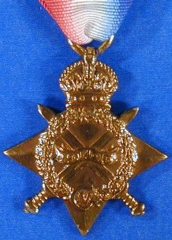 BRITISH WORLD WAR 1 1914 15 STAR MEDAL ROYAL NAVY O0659  