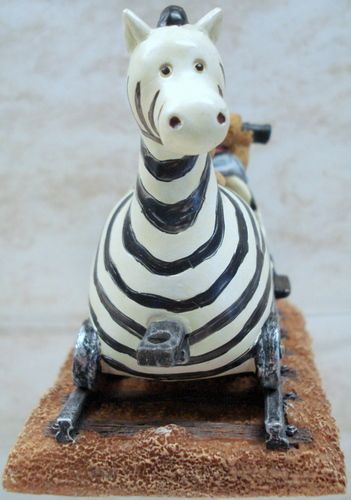 BOYDS BEARS Zeb Zebra Zoey Train BEARSTONE 1E 4015992  