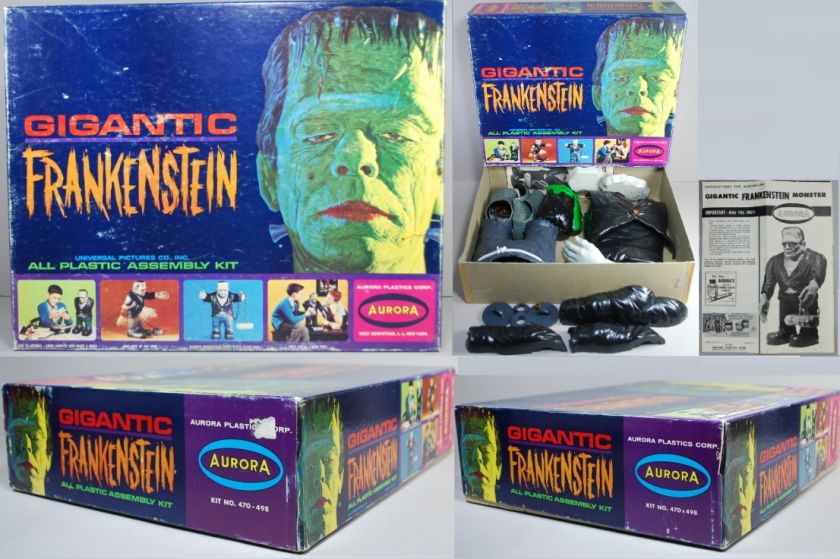 Aurora Model Bxd 1964 Gigantic Big Frankie Frankenstein Boxed B  