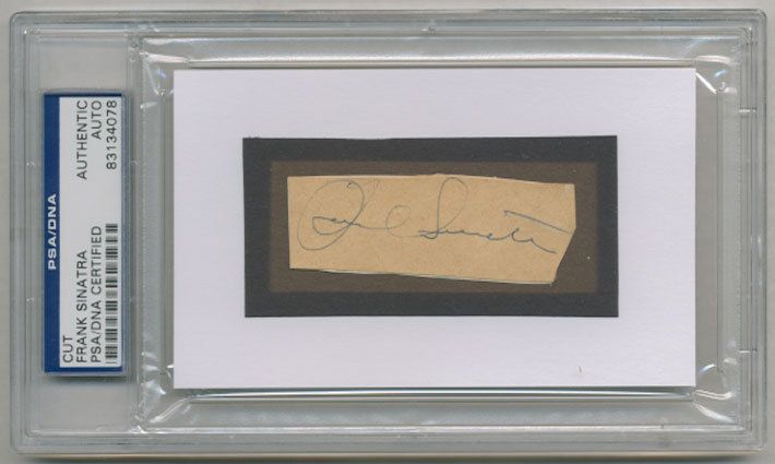 Frank Sinatra PSA DNA autographed signed #83134078  