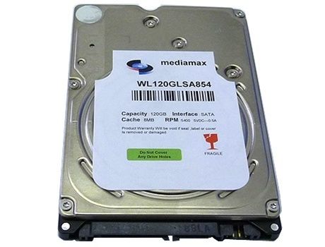 120GB 5400RPM 8MB Cache 2.5 SATA Notebook Hard Drive  