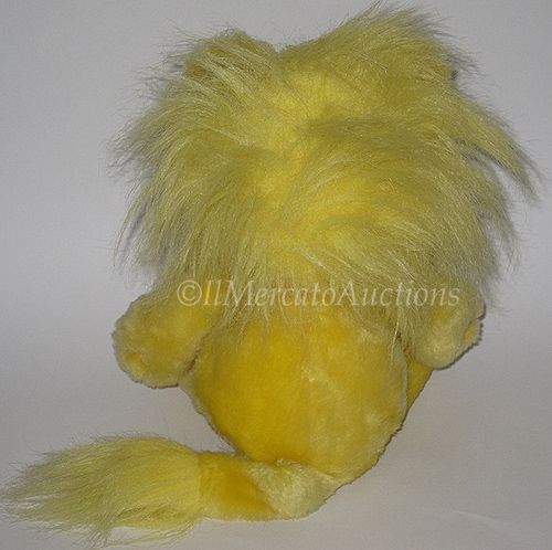 Vtg 1989 HALLMARK YUM YUMS Plush Yellow LUCKY LEMON LION Stuffed 