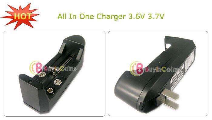 Charger All In One 3.7v 4 CR123A 18650 Recharge Battery  