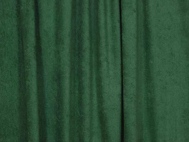 Green Cotton Terry Cloth Drapery Upholstery Fabric  