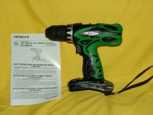 Hitachi DS18DVF3 Drill 1/2 18 Volt DS18 DS 18DVF3 New  