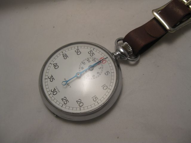 AWESOME WWII GALLET OCCURENCE TIMER ARTILLERY WATCH  