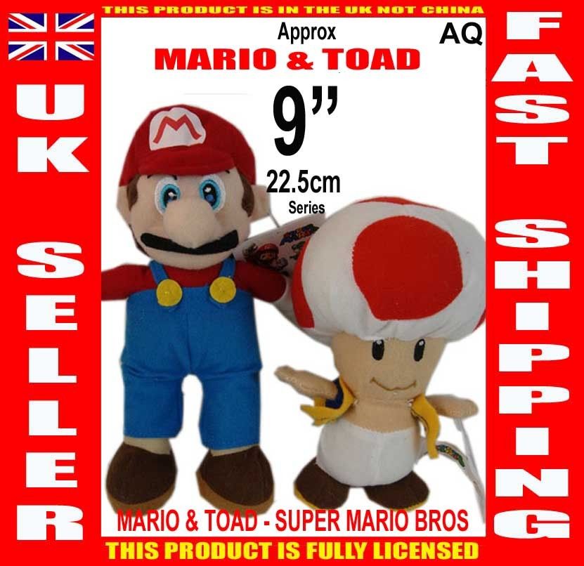 MARIO AQ COLLECTION SET   22.5 cm / 9 series SUPER MARIO BROS plush 