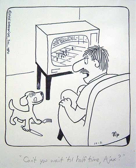 VIRGIL PARTCH Signed 1980 Ink Cartoon   LISTED  