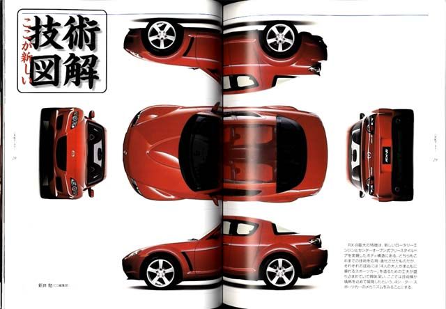 MAZDA RX 8 CAR GRAPHIC EX Jul,2003  