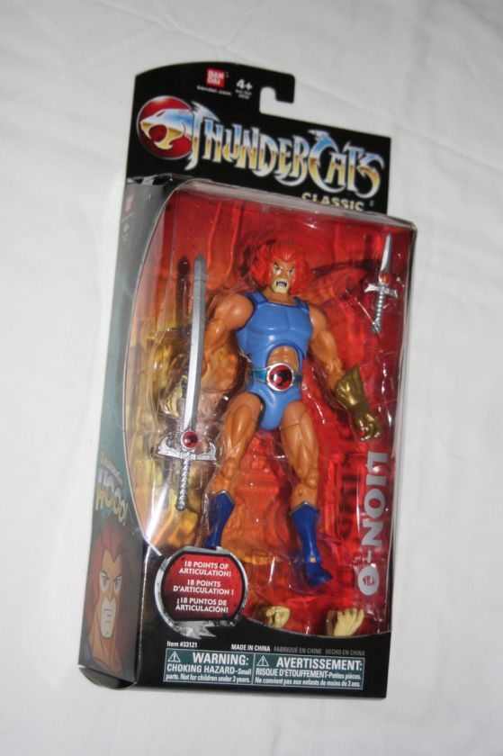 2011 Bandai Thundercats 6 Inch Classic Lion O  