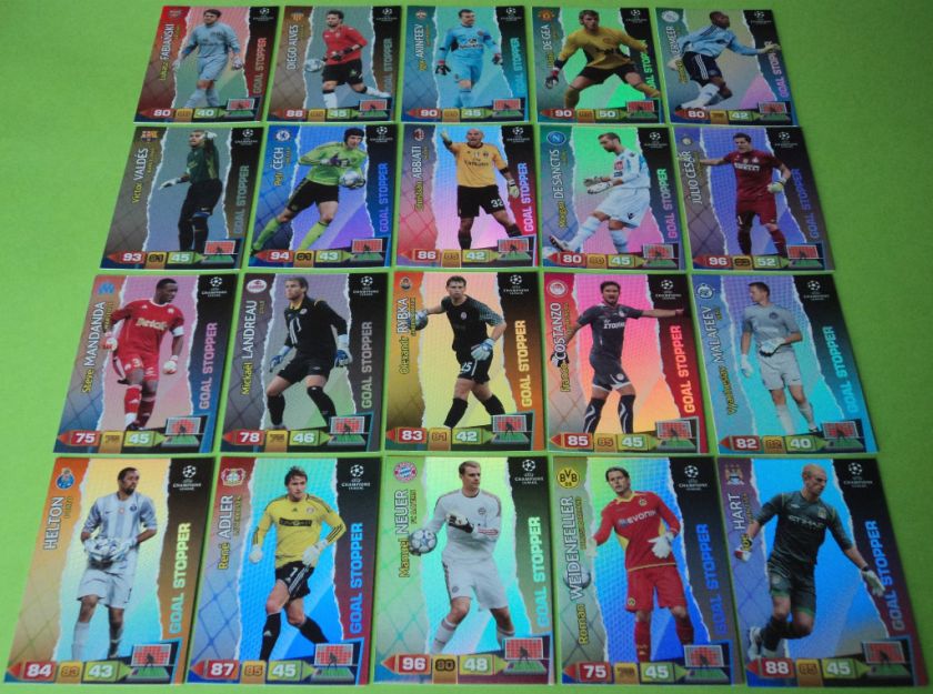 Adrenalyn XL Champions League CL 2011 2012 GOAL STOPPER Auswahl Panini 