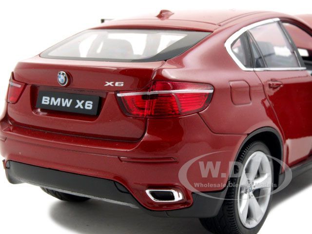 2011 2012 BMW X6 RED 124 DIECAST MODEL CAR  