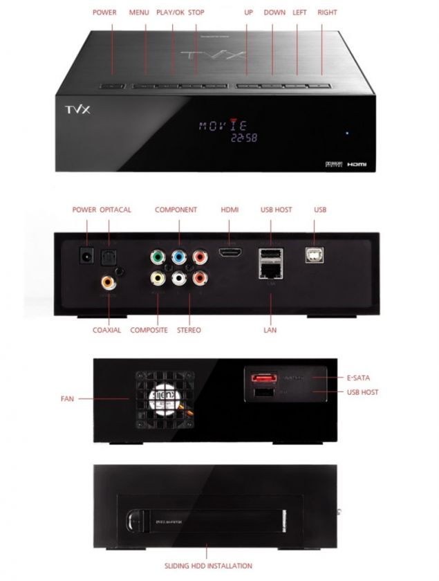 DViCO TVIX HD Slim S1 Multimedia Player & Streamer  