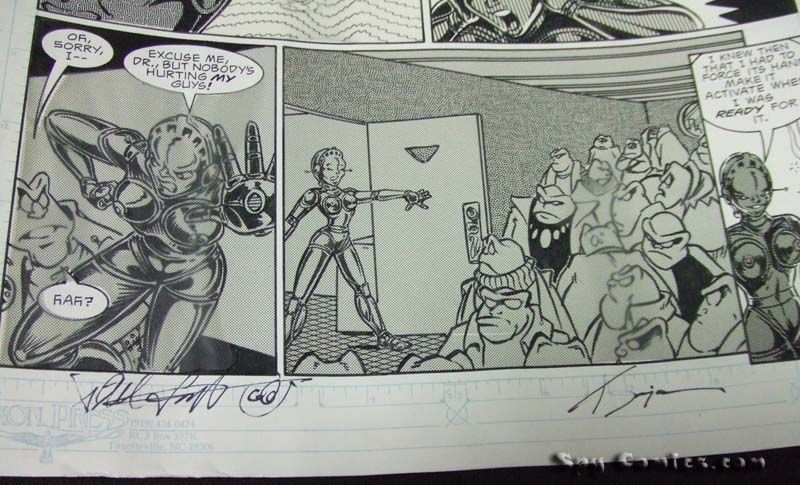 XXXENOPHILE #8 PAGE 16 ORIGINAL ART PHIL FOGLIO  