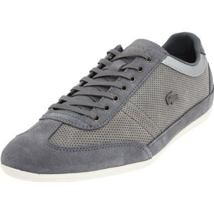 NIB New Original Lacoste Misano 87 23SRM2214 Grey Leather Suede  