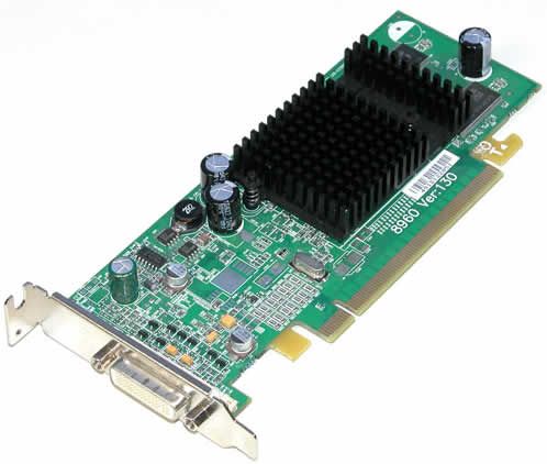 Upgrade to Dell part # P4007   Video Card X300 128MB PCI E X16 