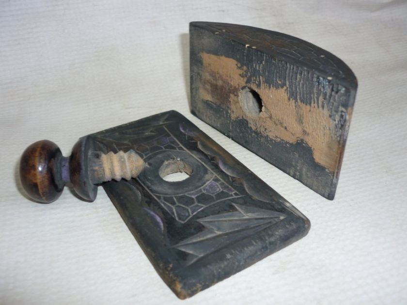 Antique Ottoman Wooden Ink Blotter 19 Century  