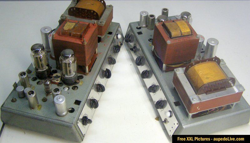 2xTELEFUNKEN V311/2 Klangfilm Tubeamp 2x100Watt,vintage,1960  