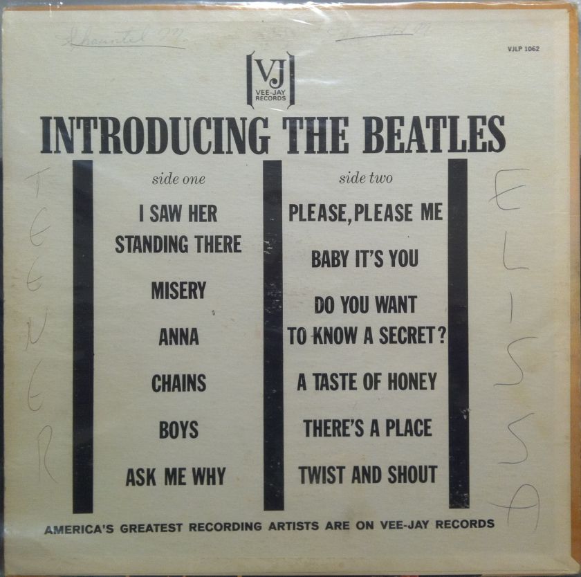 BEATLES introducing LP Rainbow VJLP 1062 VG  1964  