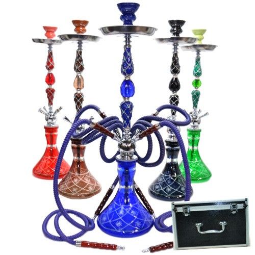 28 inch Blue Diamond Tara 4 Hose Hookah