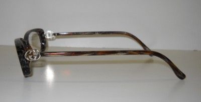 GUCCI Unisex Eyeglasses GG 2977 LGS Brown Striated  