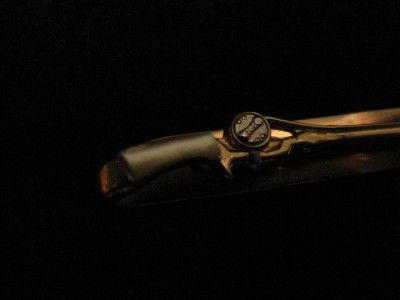   , mother of pearl & gold tone, shotgun, tie clip by Swank  