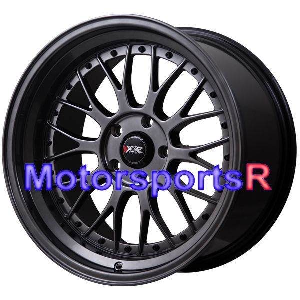 18 XXR 521 Chromium Black Rims Staggered 11 Nissan 370z  