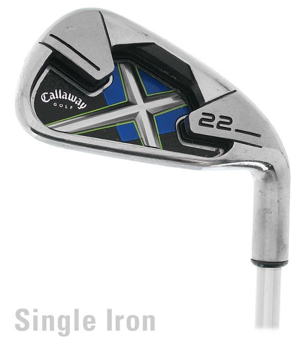 CALLAWAY X 22 SIINGLE 6 IRON STEEL UNIFLEX  