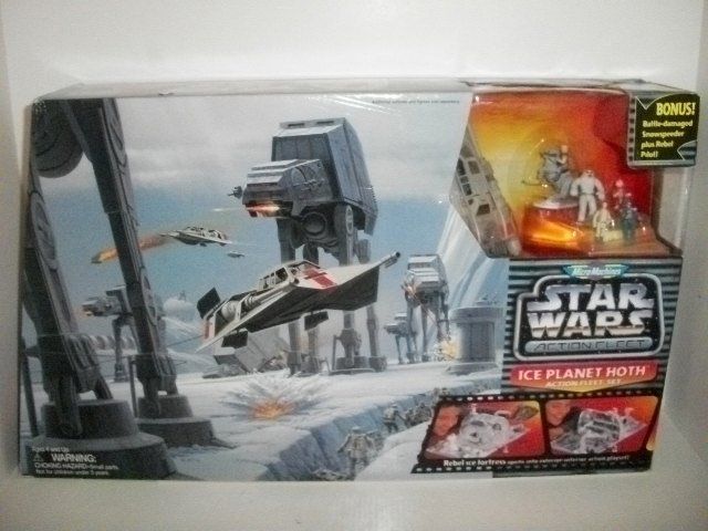 Star Wars Action Fleet Micro Machines ICE PLANET HOTH Set MISB  