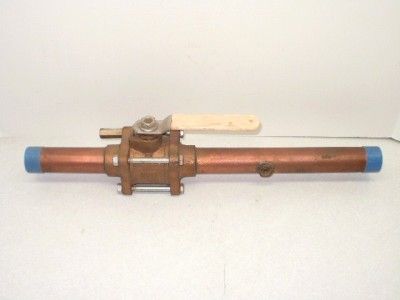 INCH BALL VALVE WITH ACCESS PORT 600 WOG UNUSED  