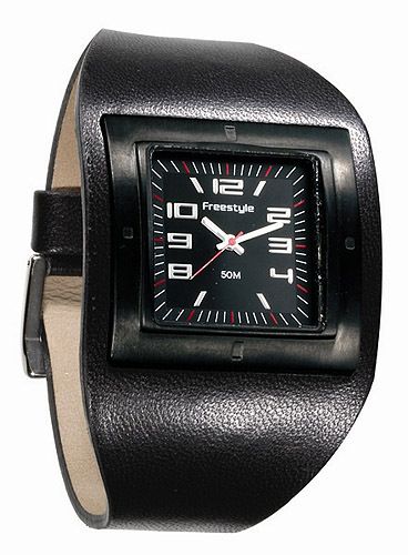 NEW Mens Freestyle RIDING THE LINE Black Band w/ Black Face 116001 