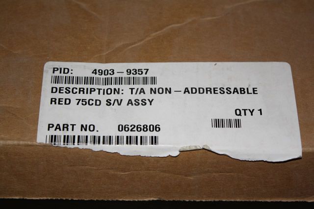 SIMPLEX 4903 9357 TRUEALERT RED FIRE ALARM 75CD HORN STROBE NIB 