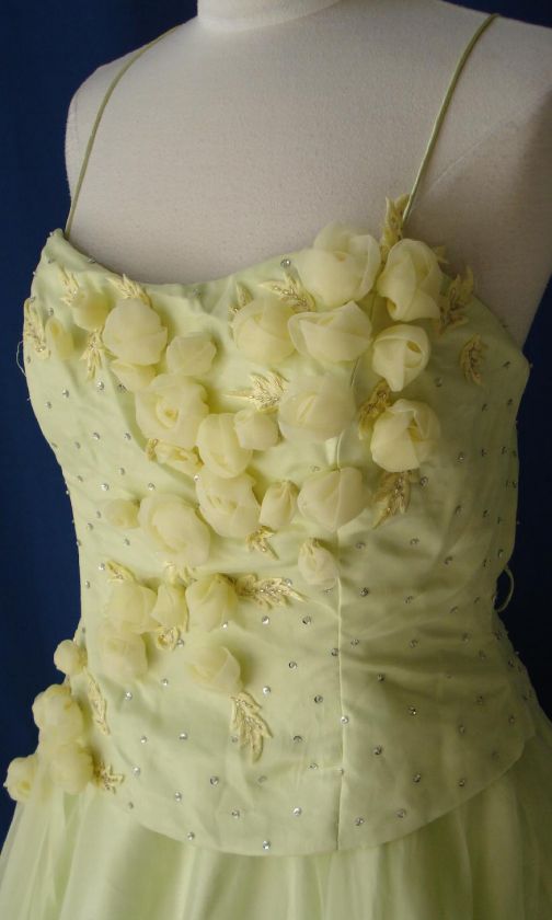 Ball Gown Dress Party Prom Evening Pageant L Lime 2X 18  