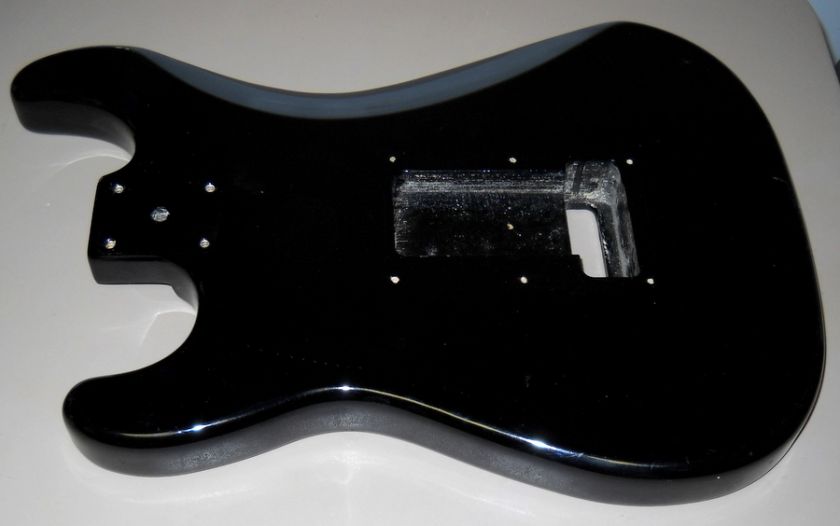 Fender Stratocaster Body 4lbs 4ozs Black Finish  