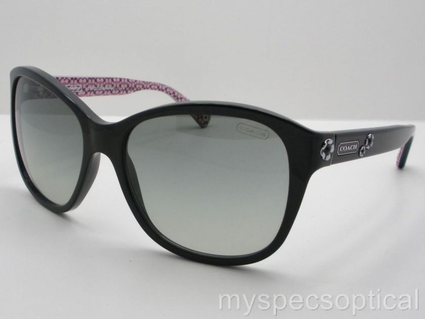 Coach Kendall Black 58 5002/11 HC 8017 L009 Sunglass New 100% 