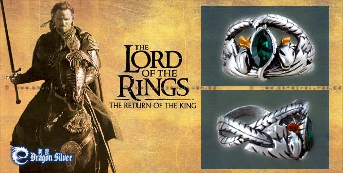 Aragorns Ring of Barahir Lord of the Rings LOTR  