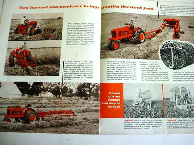 Rare 1955 Allis Chalmers Full Line Style Brochure  