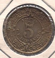 MEXICO   1936   5 CENTAVOS  