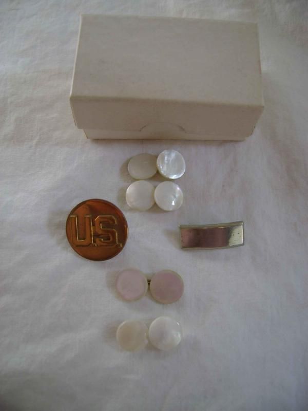 LOT vintage/antique WWII CUFFLINKS U.S. MILITARY  